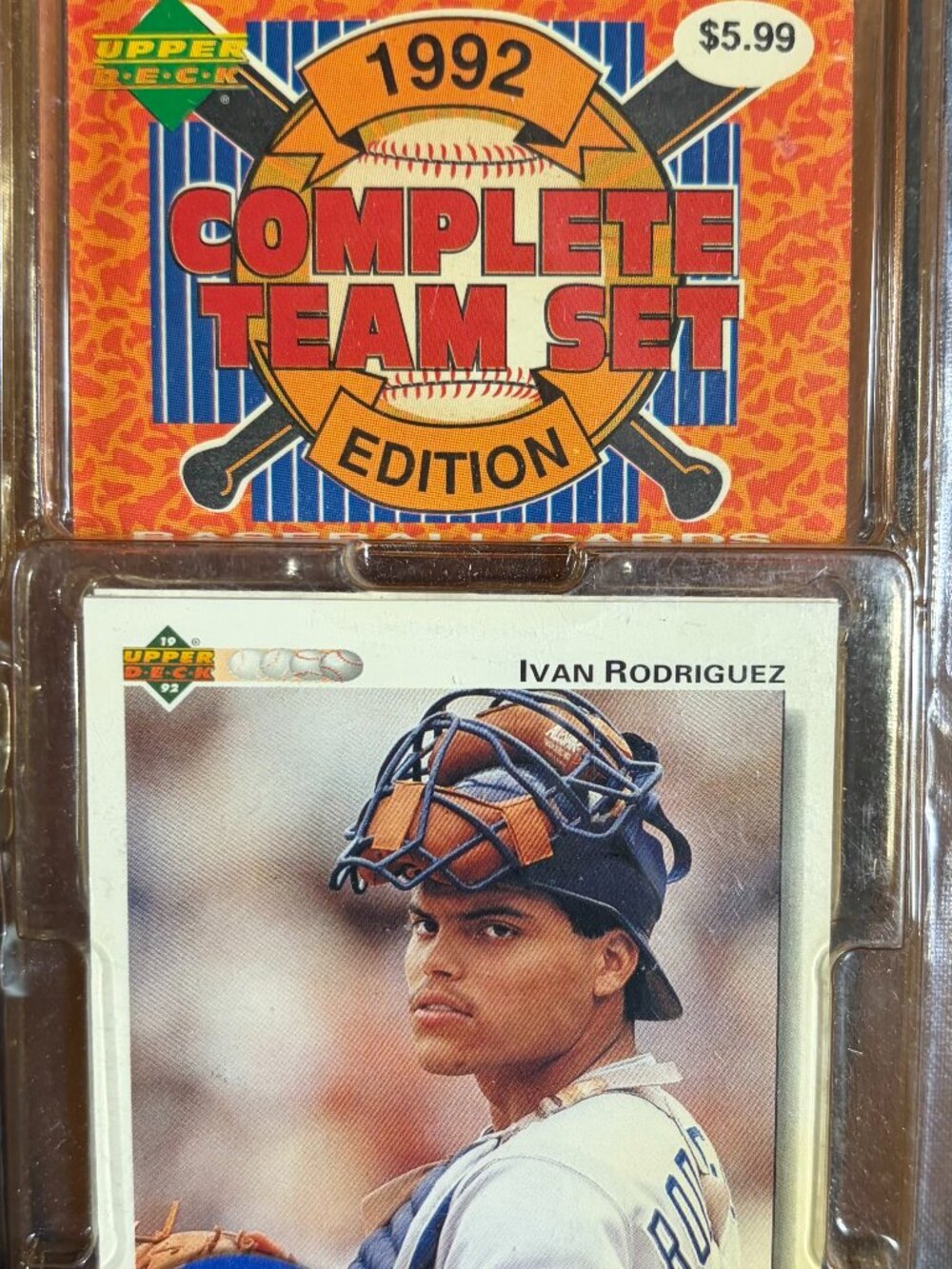 1992 UPPER DECK TEXAS RANGERS COMPLETE TEAM SET FACTORY SEALED